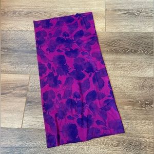 Obermeyer Snow Neck Gaiter Purple and Blue